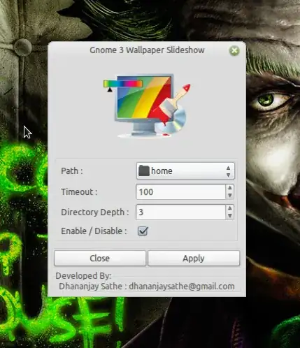 Wallpaper Slideshow App screenshot
