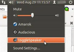 Sound indicator with script entry