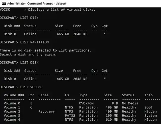 DISK MANAGEMENT and Command Prompt