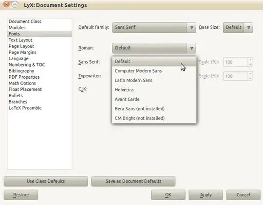 LyX: Document Settings