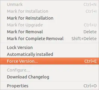 you can use Ctrl+E to use Force Version