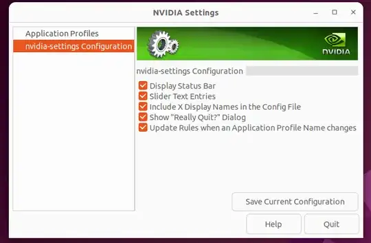 NVIDIA 2 after reboot