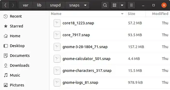 contents of Rufus snaps folder