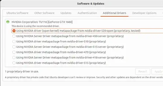 nvidia 1660 driver