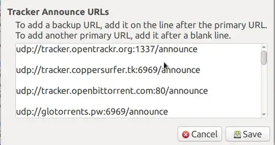 Update the tracker list