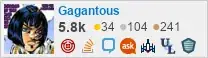 profile for Gagantous on Stack Exchange, a network of free, community-driven Q&A sites