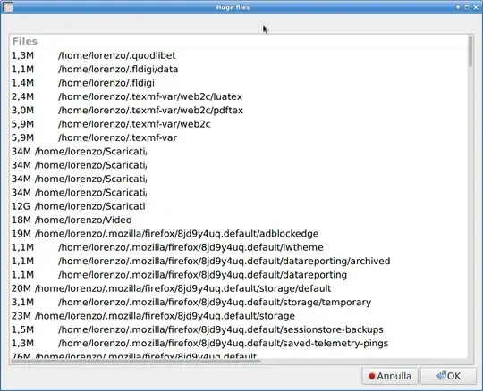 Screen-shot for the one-line file listing script