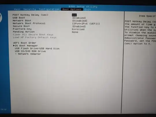 BIOS Settings Image 1