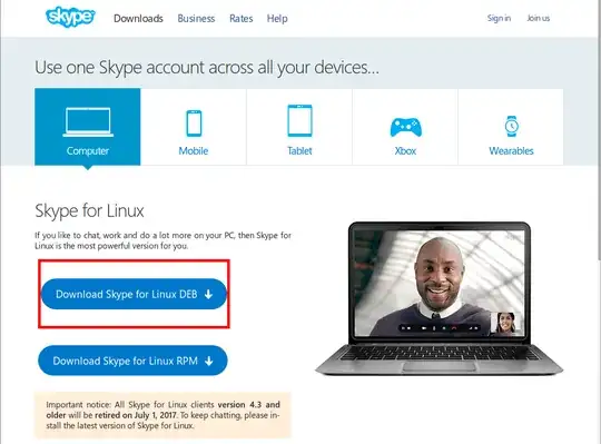 Skype download page