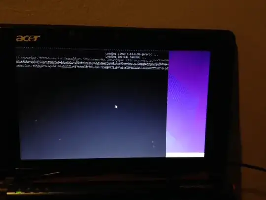 partially working display