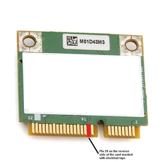 masking pin 20 of the pcie card