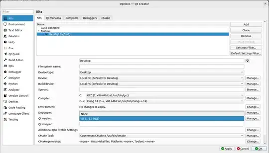 screenshot on the Kits tab
