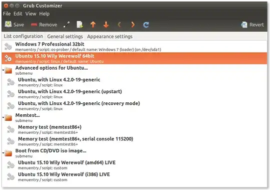 grub-customizer screenshot