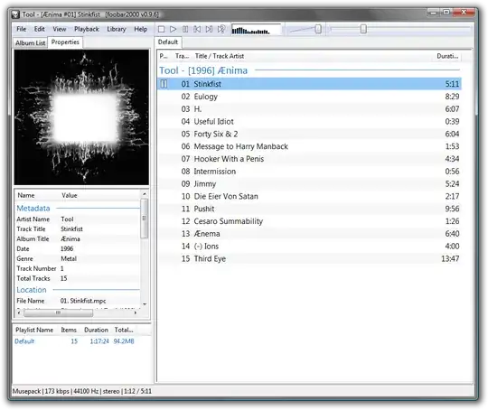 Foobar2000 screenshot