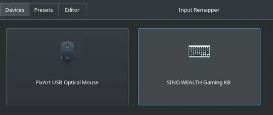 input-remapper-gtk devices