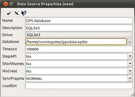 screenshot Data Source Properties