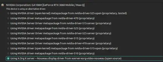 available drivers to install