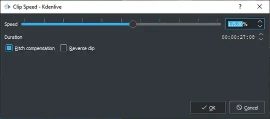 Change Speed Dialog