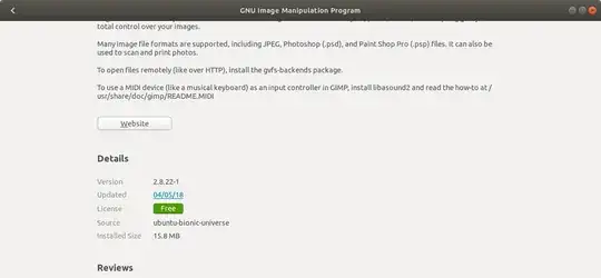 traditional version of GIMP