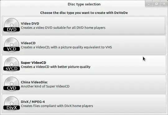 DeVeDe screenshot starting