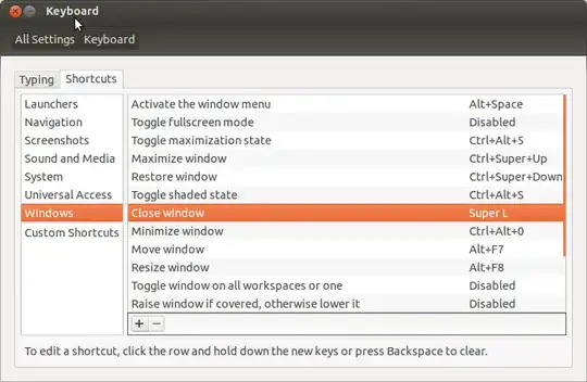 Keyboard Shortcut for closing windows