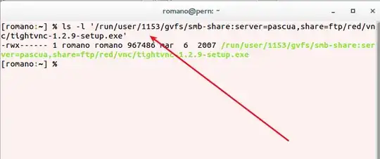 local path to a remote file