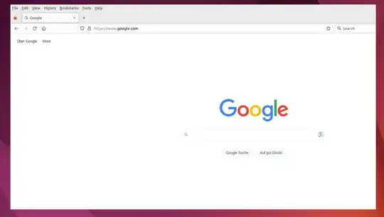 dragged and then dropped browser window