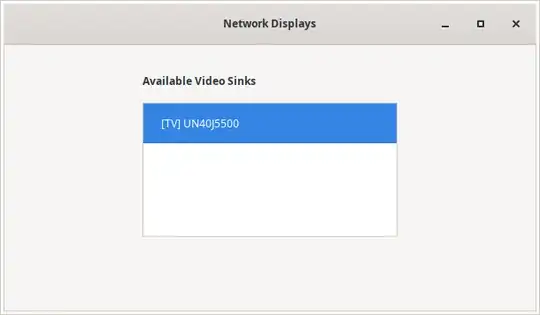 gnome network displays for samsung smart tv