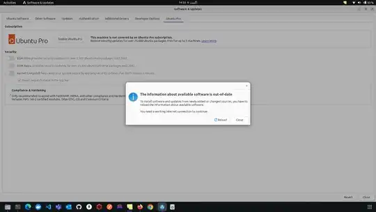 Notification to update cache