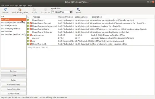 Synaptic Package Manager