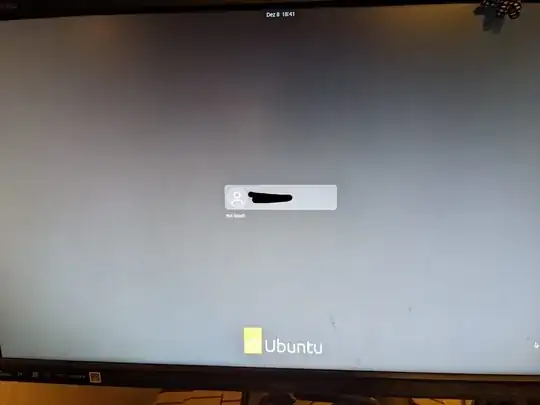 Ubuntu Login Screen