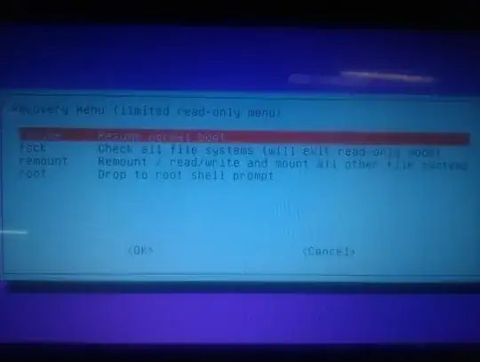 Recovery Mode screen