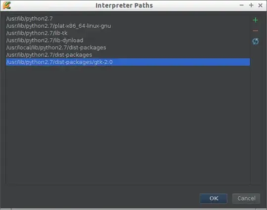 Interpreter paths configuration