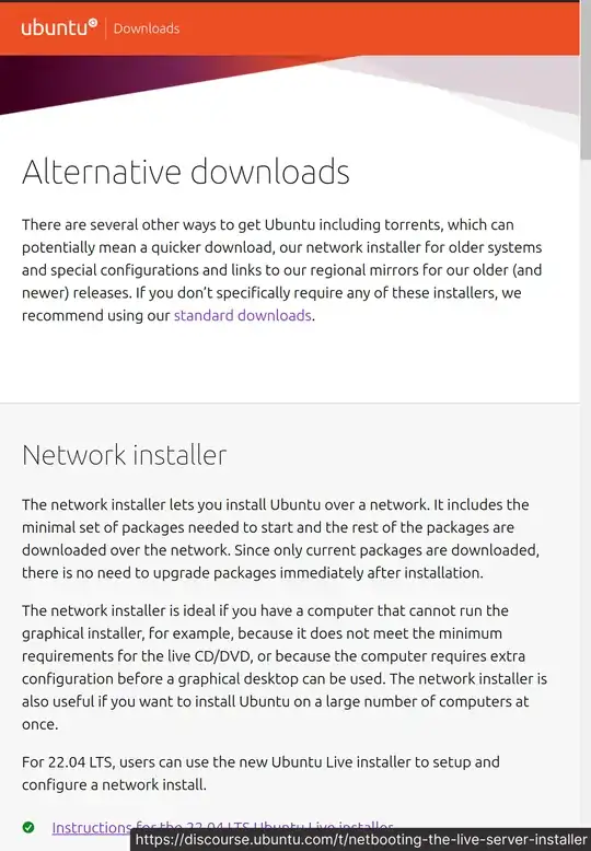 There is no network installer