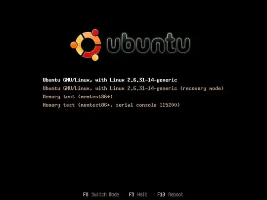 Screenshot of Ubuntu theme for BURG