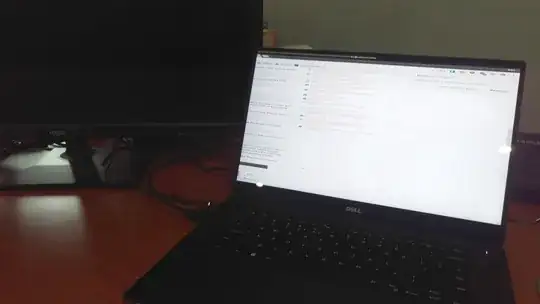 Stretched laptop screen