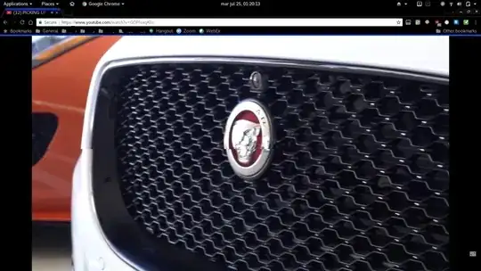 screen drawn with bad horizonal alignment in one place