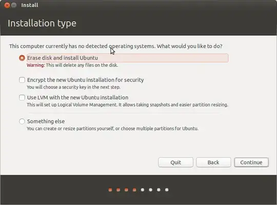 Eventually i was aiming to use the Borg bootloader,i was expecting the option "Install alongside windows 7" and thats what im trying to get, so i googled this problem, and lots of people had leftover GPT data, so now i have no idea where to go