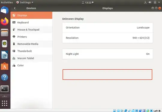 Screenshot not showing fractional scaling option
