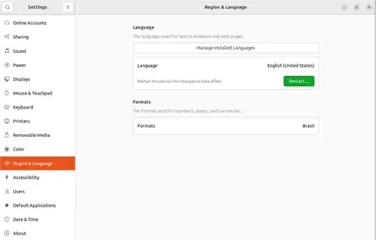 Formats, "Region & Language"