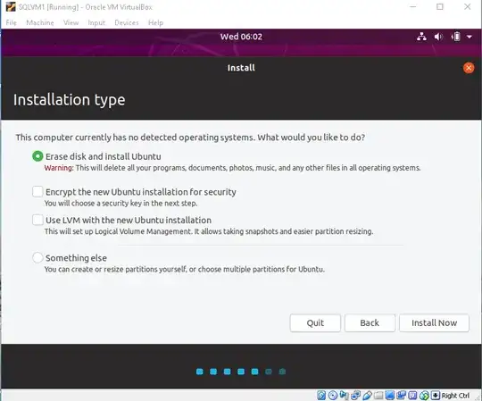 The prompt that I got to
