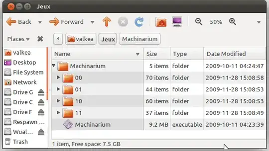 It doesn't works if the executable is started from here