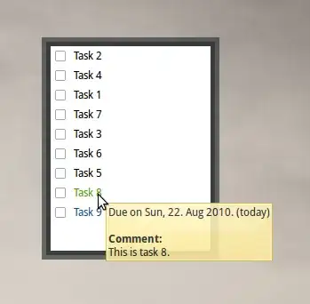 Screenshot of the TODO Screenlet from the first linked page