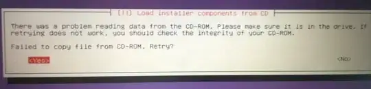 cd rom error with purple background