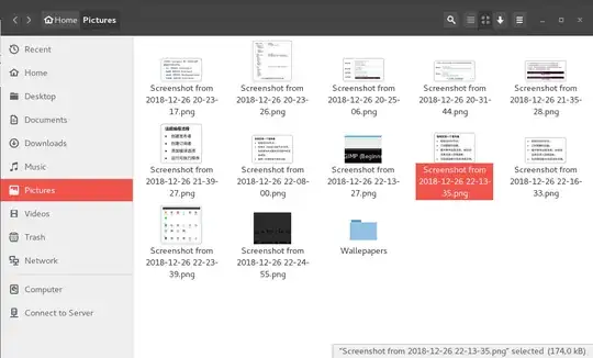 Sample contents of Pictures
