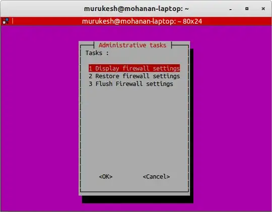 screenshot of whiptail in action