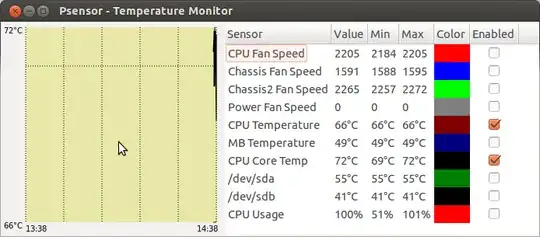 screenshot of psensor