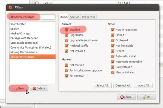 New Filter with Status