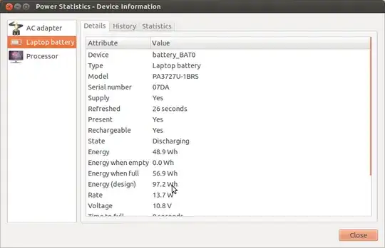 Power Statistics screenshot