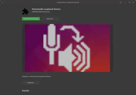 PA Loopback Device Extension Screenshot